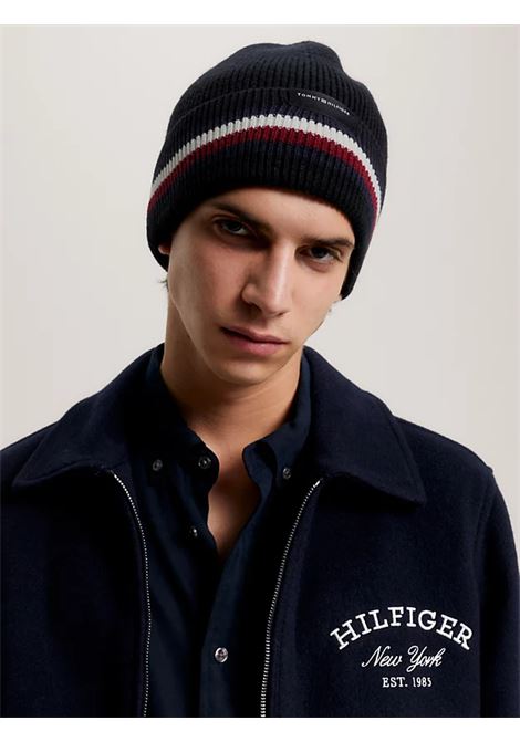 berretto con logo TOMMY HILFIGER | AM0AM11484BDS